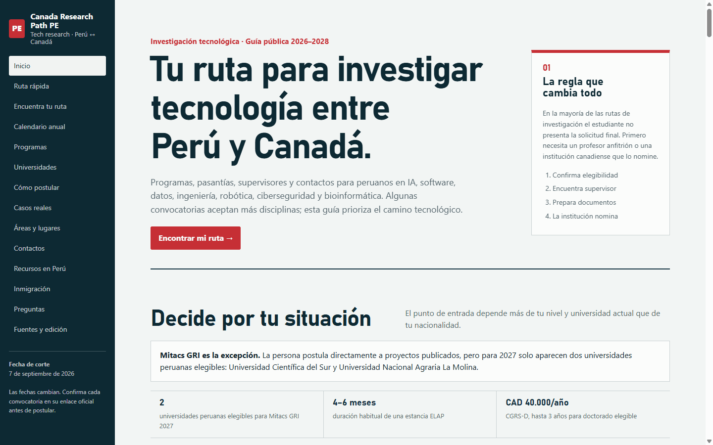 Canada Research Path PE screenshot 1